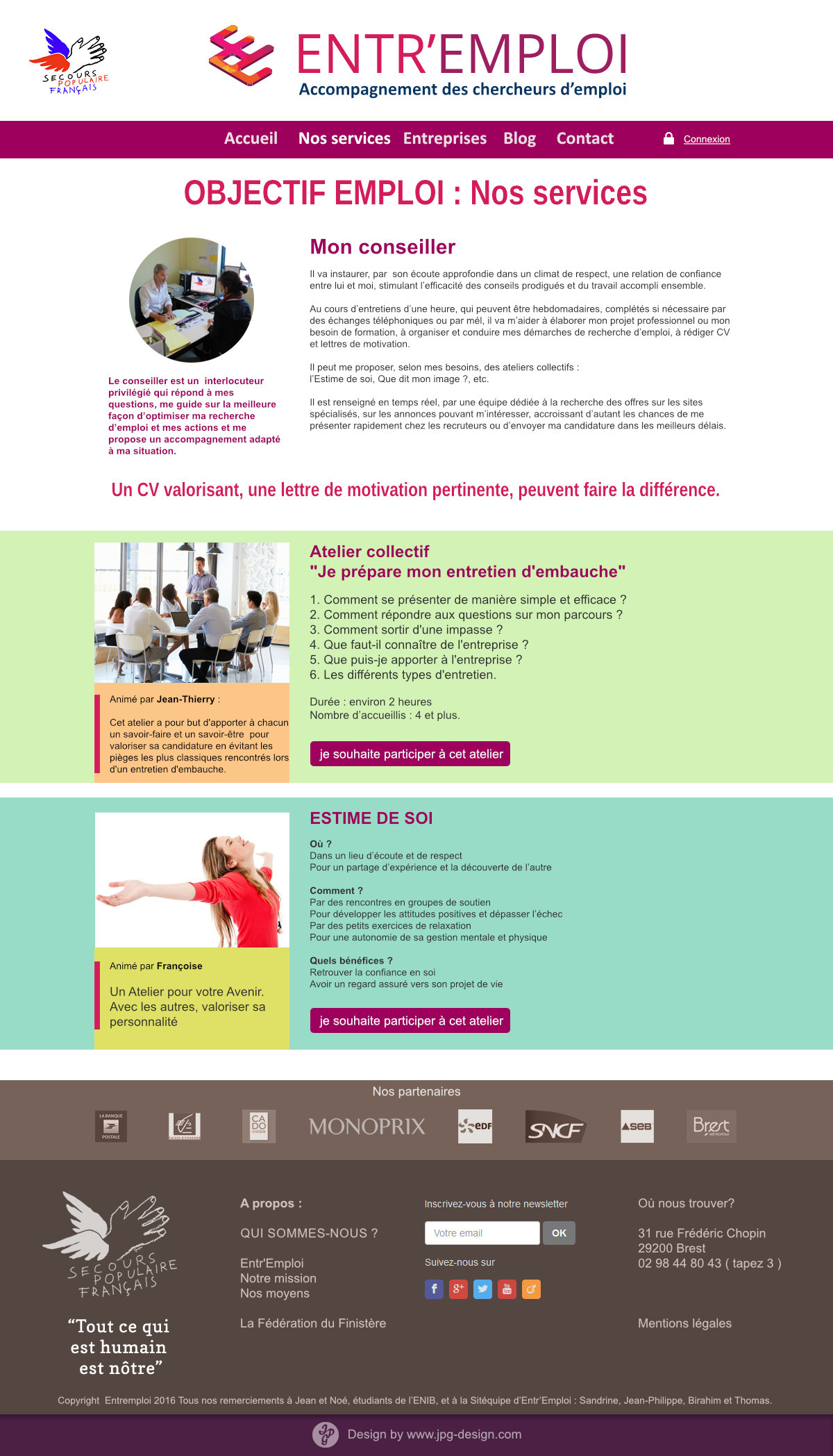 page ateliers
